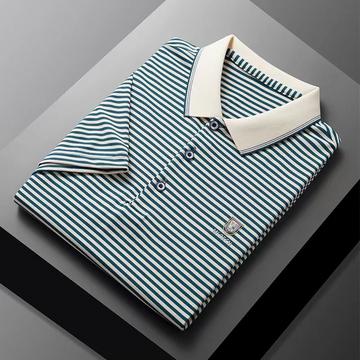 Polo T-Shirt with Contrast Collar - Combraided 