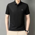 Men’s Premium Solid Color Polo T-Shirt With Short Sleeve, Button Placket - Combraided