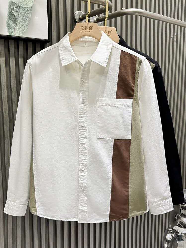 Velour Segment Classic Shirt - Combraided 